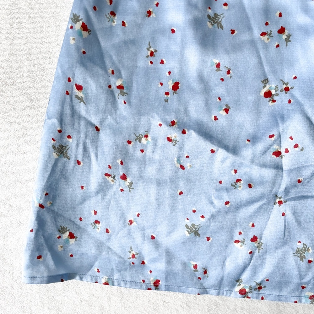 REVOLVE Tiger Mist Blue Floral Dress - Picture 5 of 13